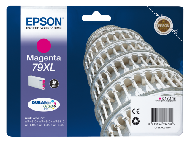 2088609 inkcartridge epson t790340 hc rood