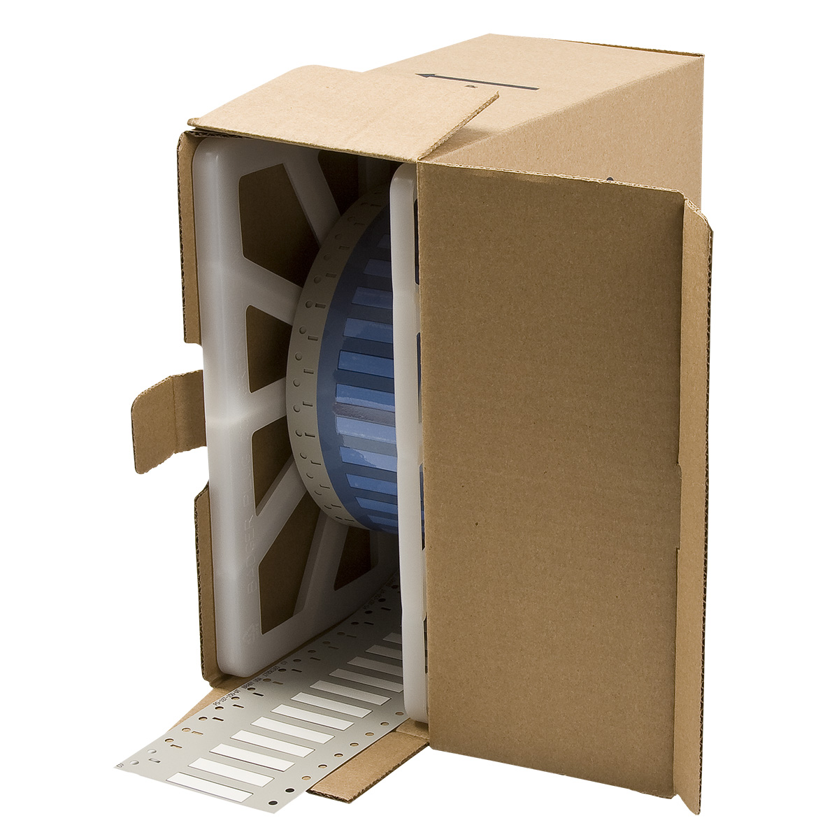 217059-PS-250-2-YL-2 PermaSleeve krimpkousen voor draadmarkering, 25,40 mm (B) x 11,15 mm (H), Geel