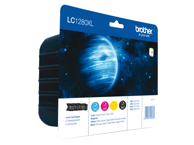 LC1280XLVALBP ink cartridge brother lc-1280xl black 3 colors