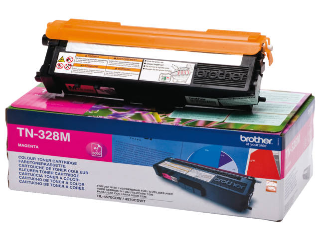 TN328M toner brother tn-328 6k rood