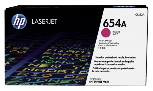 Toner cartridge HP CF333A 654A red