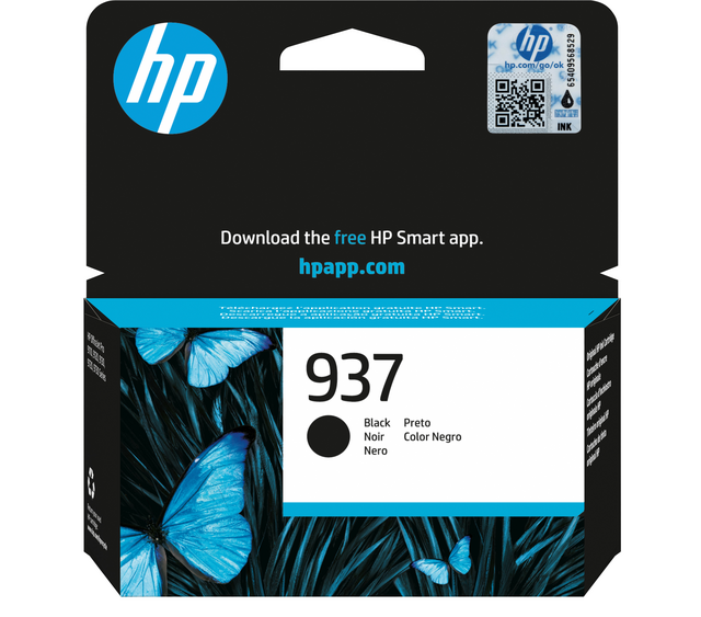 Ink cartridge HP 4S6W5NE 937 black