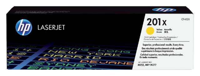 Toner cartridge HP CF402X 201X yellow Toner cartridge HP CF402X 201X yellow
