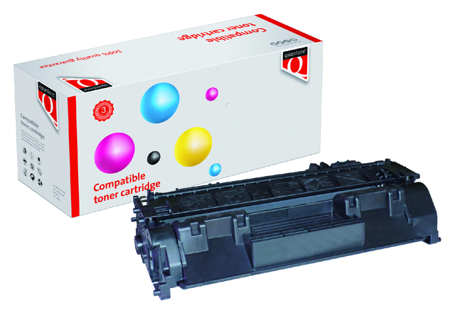 K15120PR tonercartridge quantore hp ce505a 2.3k zwart