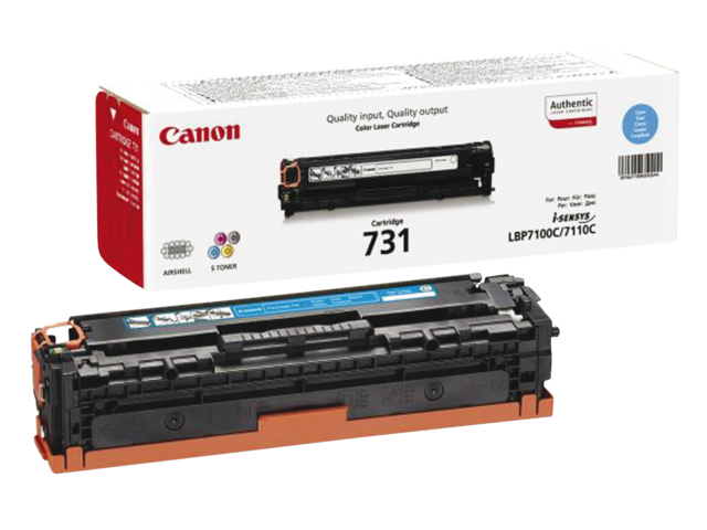 1915610 tonercartridge canon 731 1.5k blauw
