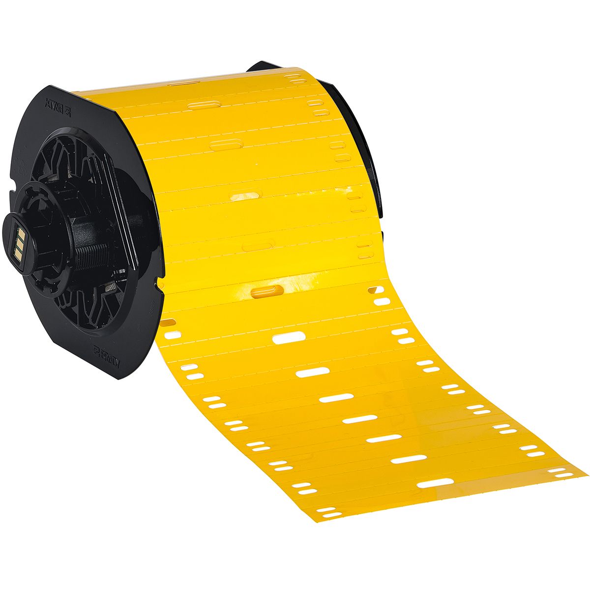 197547-B33-75x10-7598-YL Polyester kabeltag voor BBP33/i3300-printers, 75,00 mm (B) x 10,00 mm (H), Geel 197547-B33-75x10-7598-YL Polyester kabeltag voor BBP33/i3300-printers, 75,00 mm (B) x 10,00 mm (H), Geel