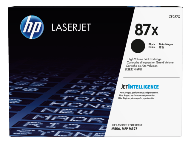 2433770 tonercartridge hp 87x cf287x 18k zwart