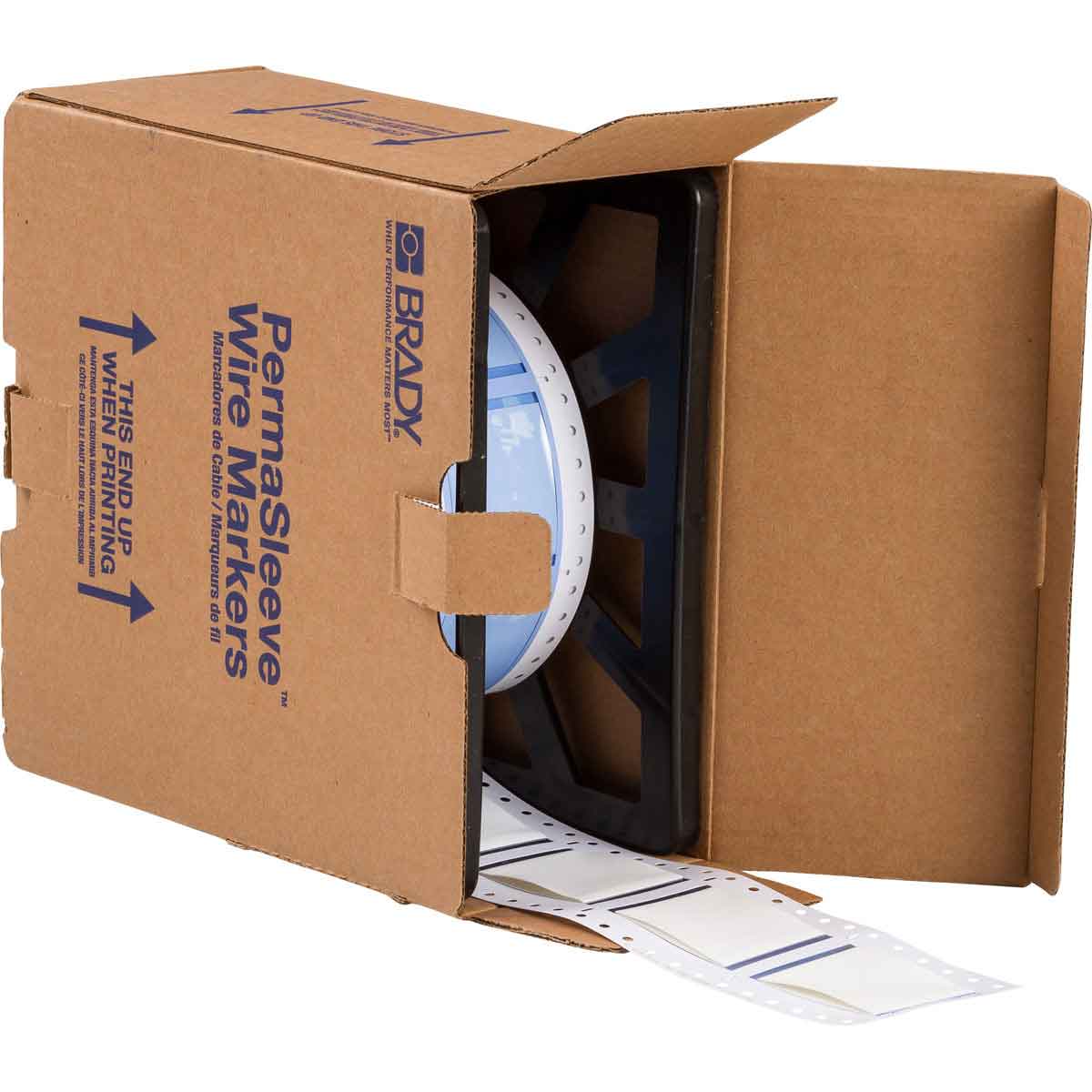 142079-PS-1500-2-WT PermaSleeve krimpkousen voor draadmarkering, 50,80 mm (B) x 61,80 mm (H), Wit 142079-PS-1500-2-WT PermaSleeve krimpkousen voor draadmarkering, 50,80 mm (B) x 61,80 mm (H), Wit