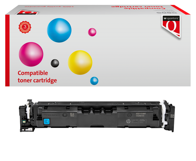 Toner cartridge Quantore alternative tbv HP W2201X cyan Toner cartridge Quantore alternative tbv HP W2201X cyan