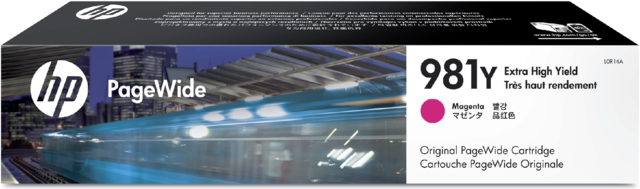 Inktcartridge HP L0R14A 981Y rood Inktcartridge HP L0R14A 981Y rood