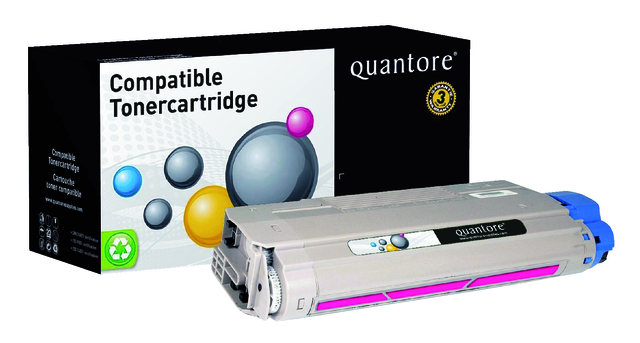 K18219PR tonercartridge quantore oki 44318606 11k rood