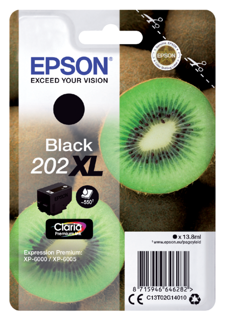 2888128 inkcartridge epson 202xl t02g14 zwart