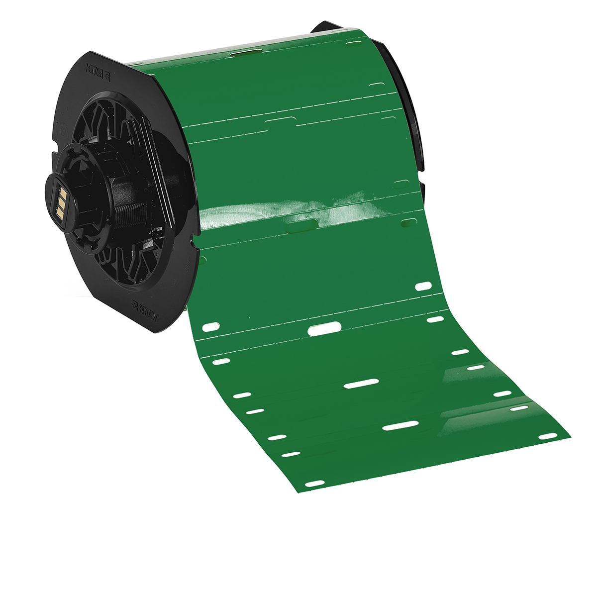 197562-B33-75x25-7598-GN Polyester kabeltag voor BBP33/i3300-printers, 75,00 mm (B) x 25,00 mm (H), Groen