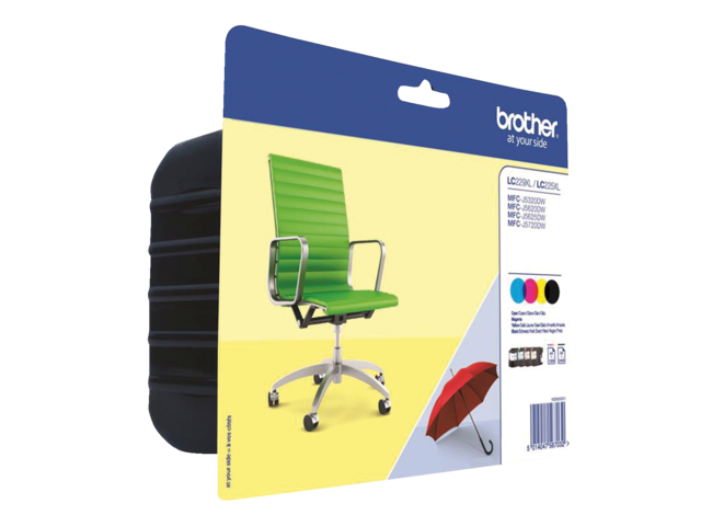 LC229XLVALBP inkcartridge brother lc-229xl zwart 3 kleuren