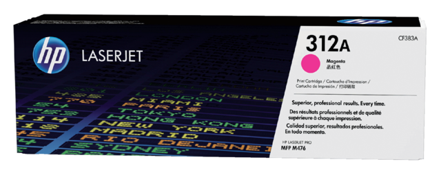 Toner cartridge HP CF383A 312A red Toner cartridge HP CF383A 312A red