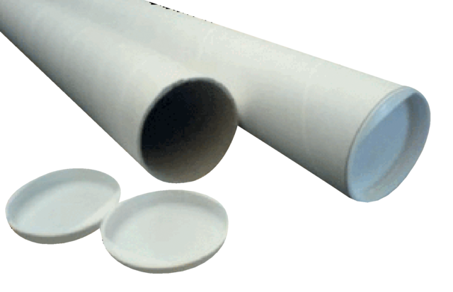 527341 verzendkoker cleverpack a3+doppen 330x29.7x1.2 wit