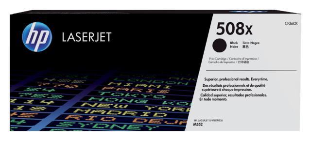 Toner cartridge HP CF360X 508X black Toner cartridge HP CF360X 508X black