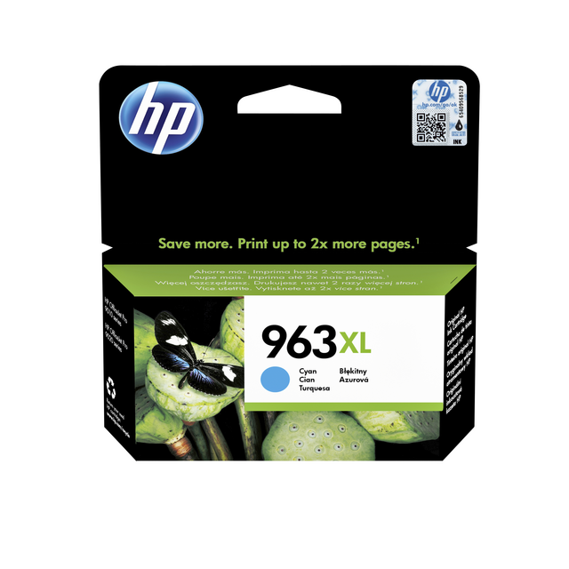 Ink cartridge HP 3JA27AE 963XL blue Ink cartridge HP 3JA27AE 963XL blue
