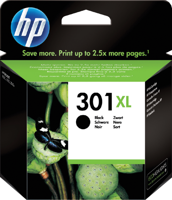Ink cartridge HP CH563EE 301XL black Ink cartridge HP CH563EE 301XL black