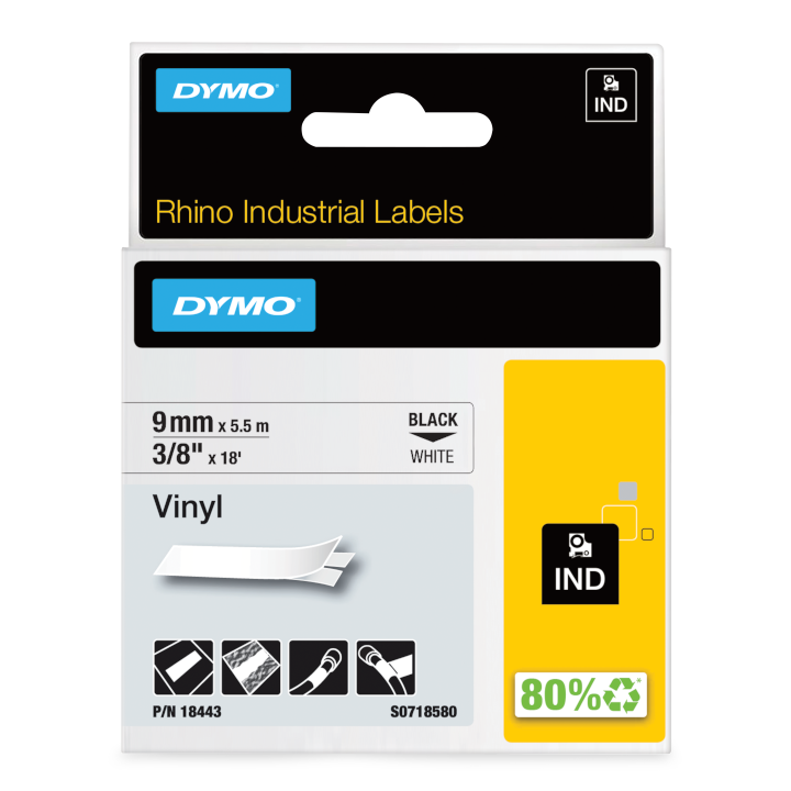 Rhino 18443 vinyl tape 9mm