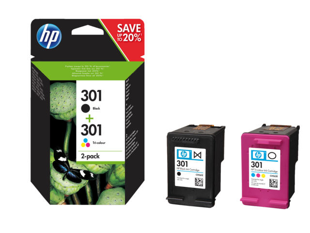 Inktcartridge HP 301 N9J72AE zwart kleur