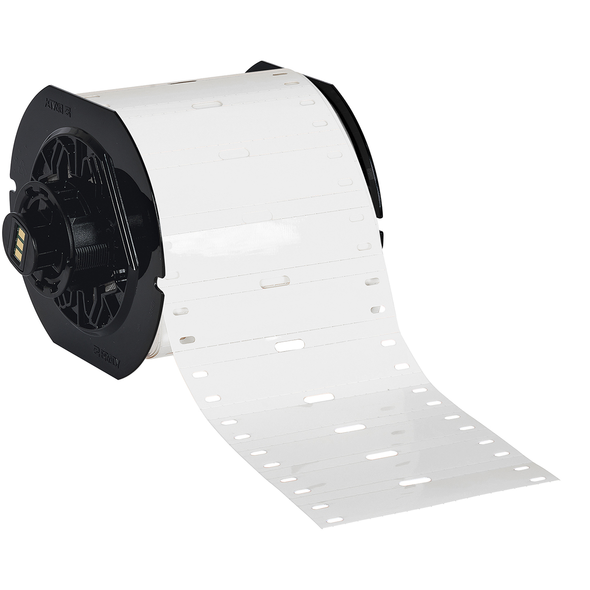 197553-B33-75x15-7598-WT Polyester kabeltag voor BBP33/i3300-printers, 75,00 mm (B) x 15,00 mm (H), Wit