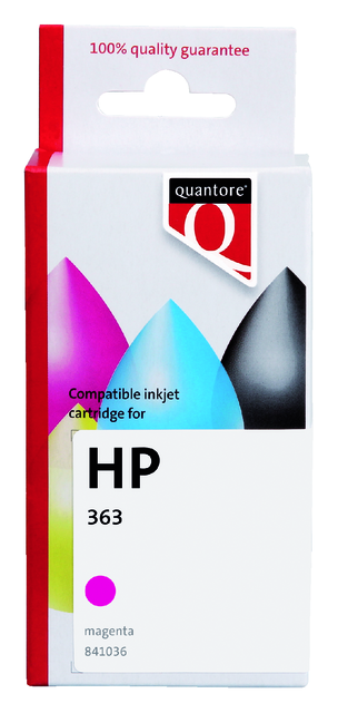 K20406PR inkcartridge quantore hp 363 c8772ee rood