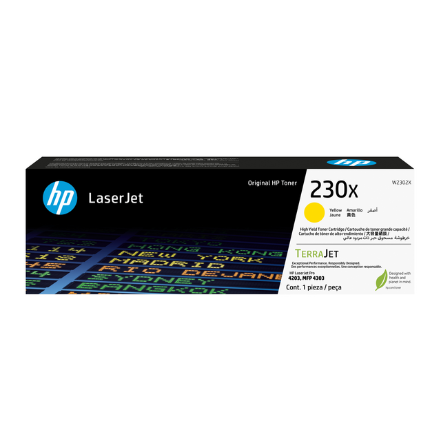 Toner cartridge HP W2302X 230X yellow