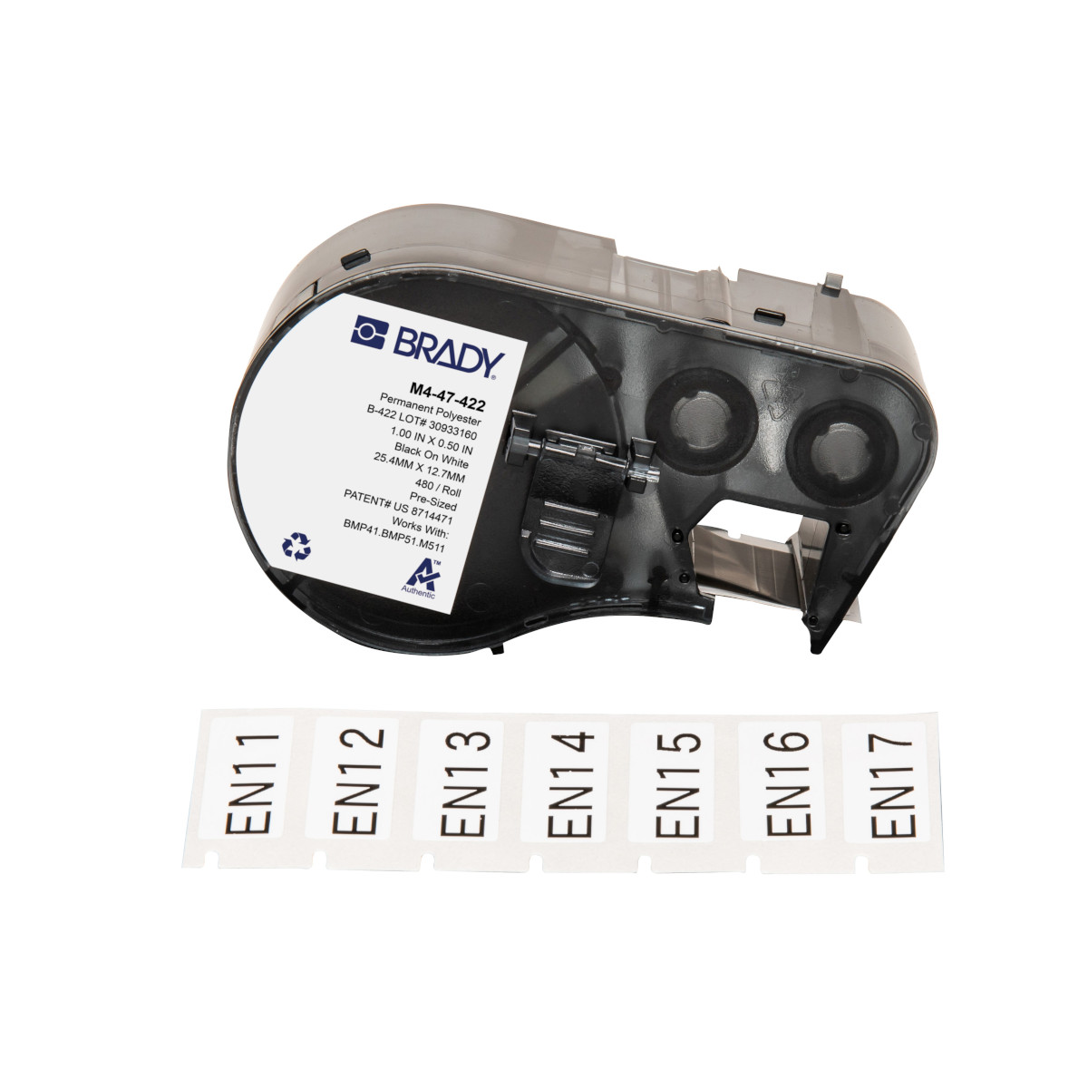 Labels voor de BMP41/BMP51/M511 labelprinter