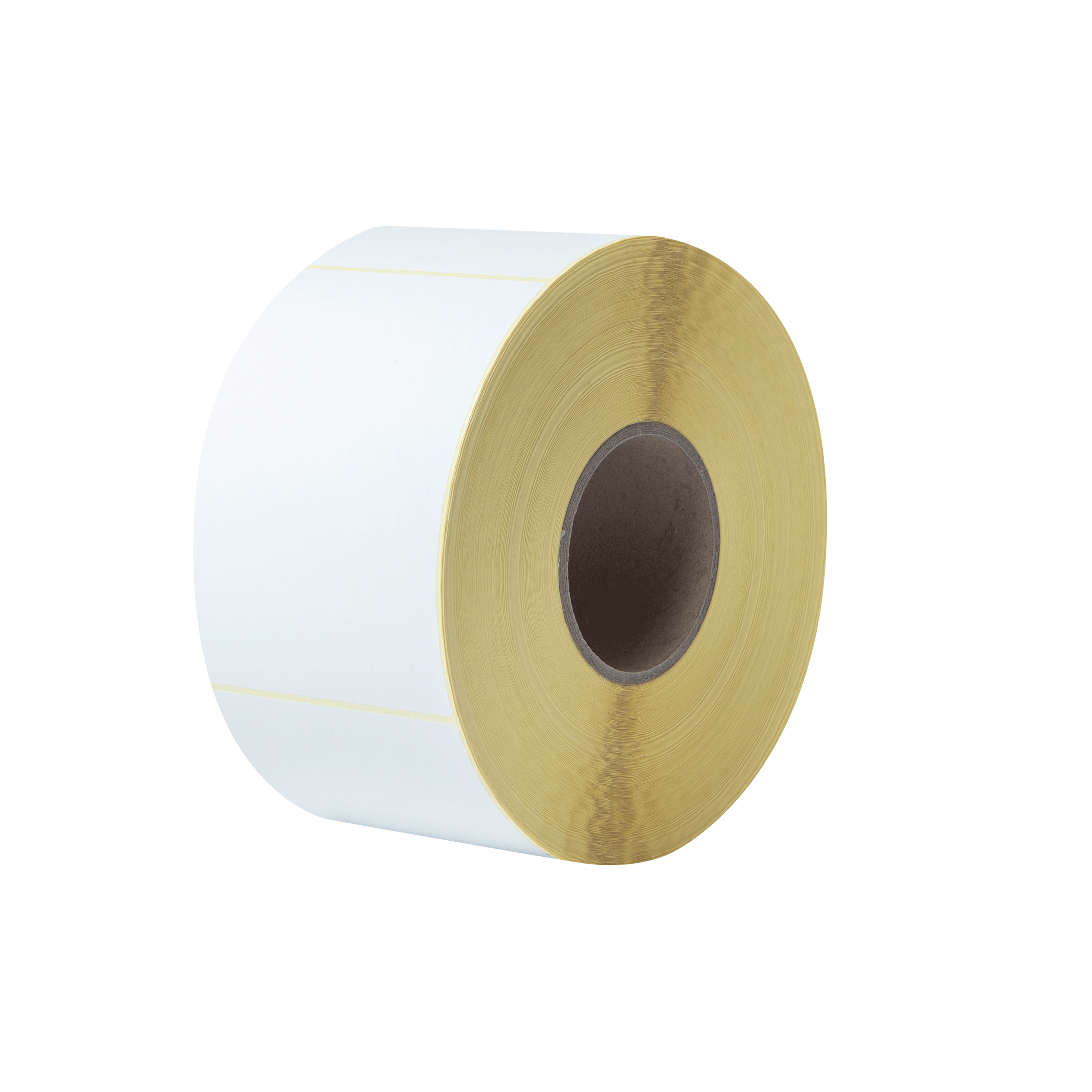 BUS-1J074102-121 Voorgestanste, thermo-transfer labelrol – ongecoat wit