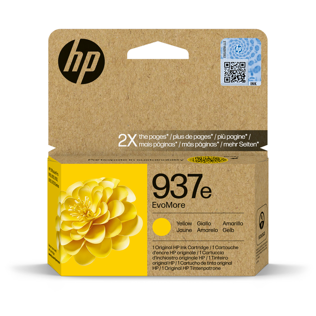 Ink cartridge HP 4S6W8NE 937E Evomore yellow Ink cartridge HP 4S6W8NE 937E Evomore yellow