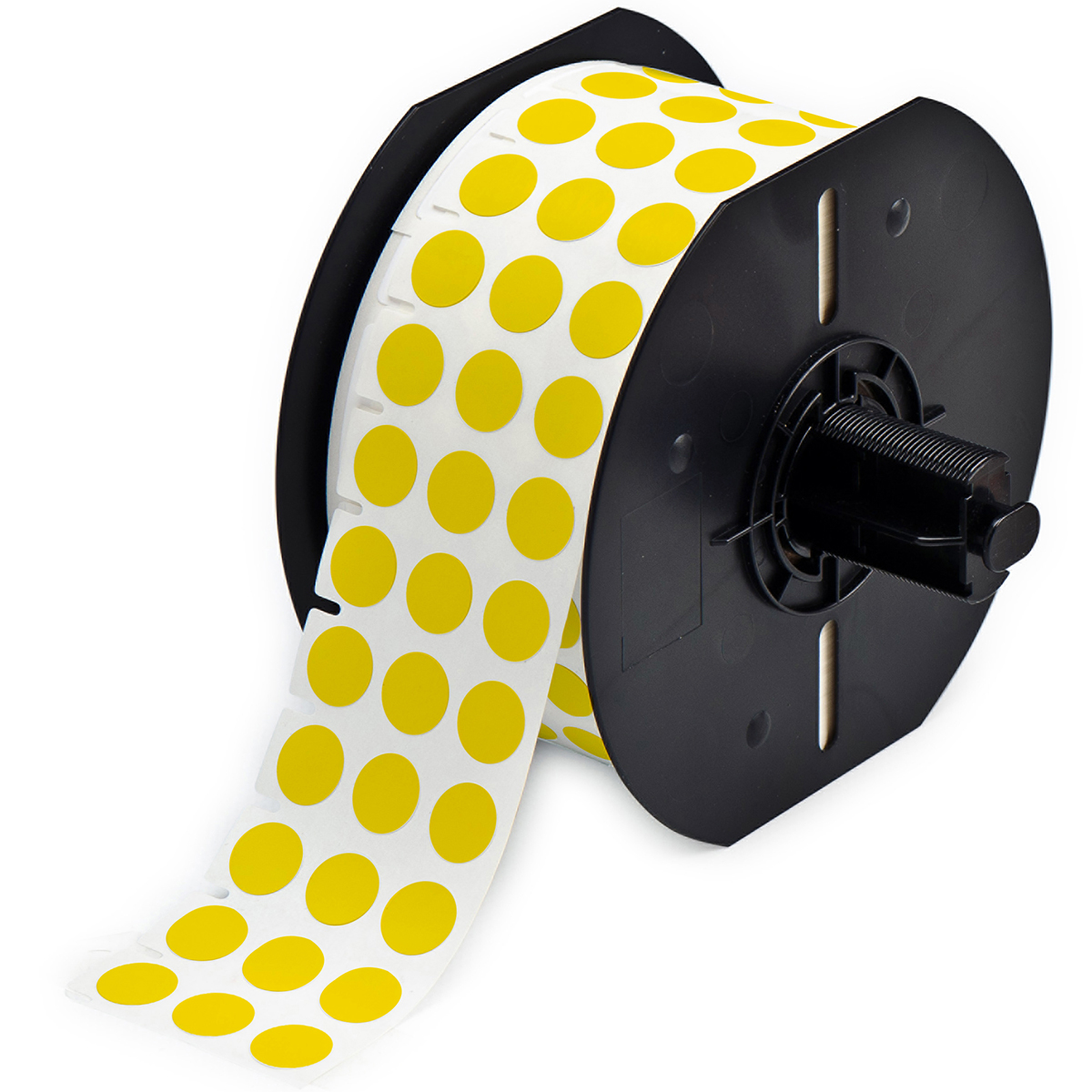 361664-B33-602-499YL Labels uit nylonweefsel voor BBP33/i3300-printers, 9,53 mm (Dia), Geel 361664-B33-602-499YL Labels uit nylonweefsel voor BBP33/i3300-printers, 9,53 mm (Dia), Geel