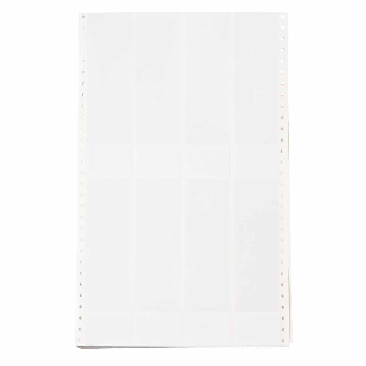 028991_DAT-38-292-2.5 DaTab Dot Matrix Printable Labels, 50,80 mm (W) x 57,15 mm (H), White