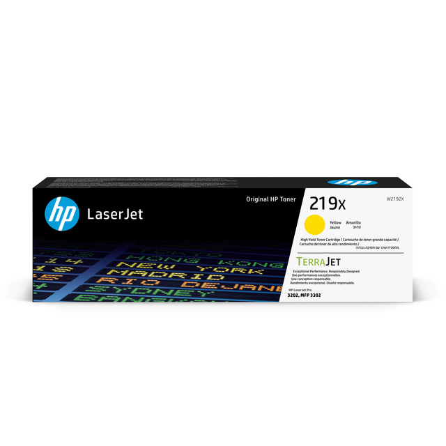 Toner cartridge HP W2192X 219X yellow