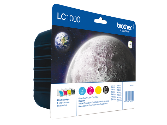 LC1000VALBP inkcartridge brother lc-1000 zwart 3 kleuren