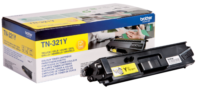 Toner Brother TN-321Y geel Toner Brother TN-321Y geel