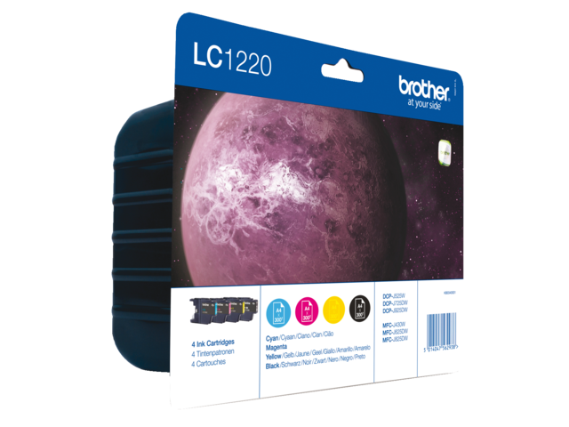 LC1220VALBP inkcartridge brother lc-1220 zwart 3 kleuren