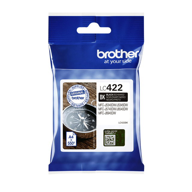INK CARTRIDGE BROTHER LC-422BK BLACK