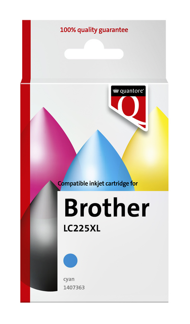 Ink cartridge Quantore alternative tbv Brother LC225XL blue Ink cartridge Quantore alternative tbv Brother LC225XL blue