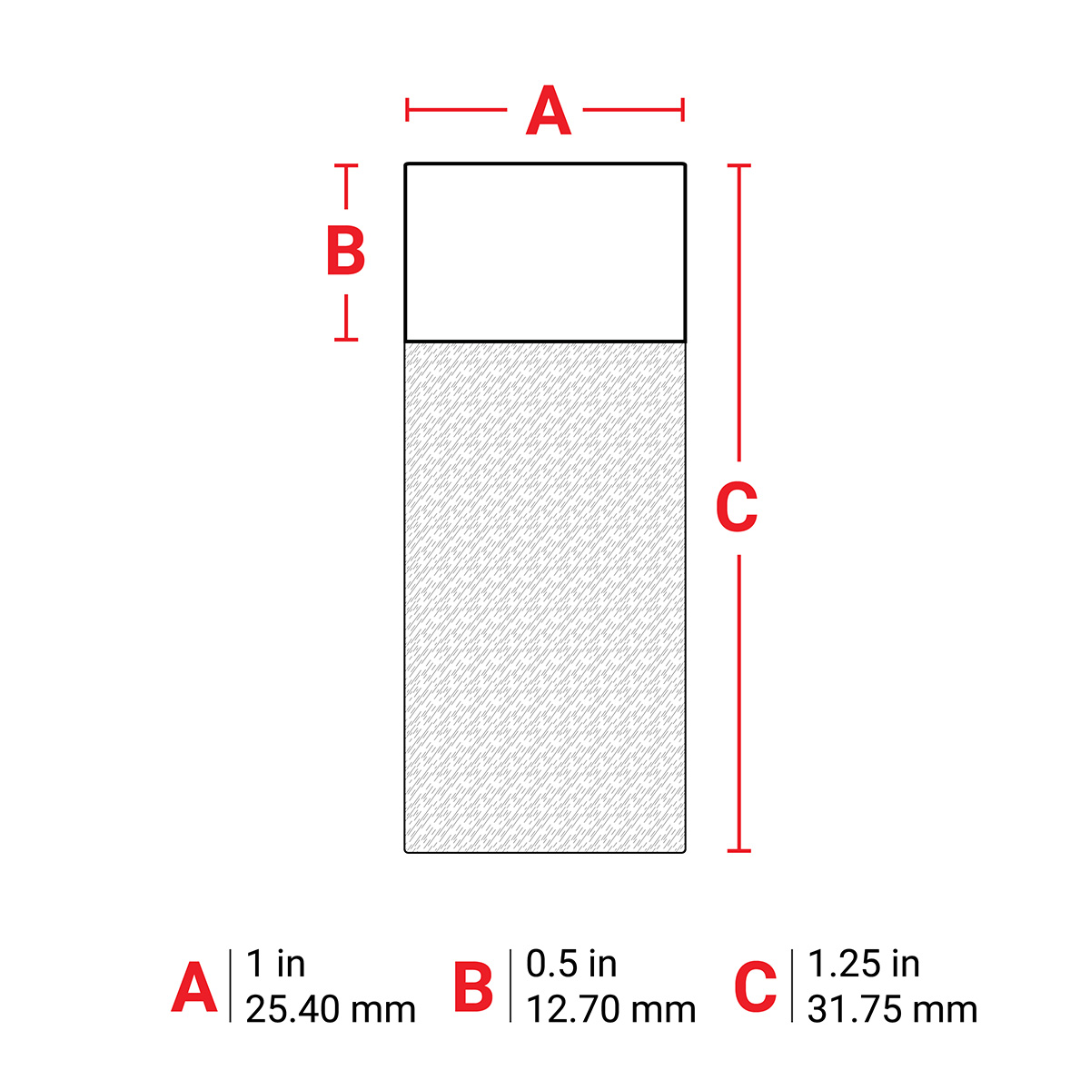 Zelflaminerende vinyl wikkellabels voor M610, M611, BMP61, M710 (met labelrolgeleider) en BMP71 (met labelrolgeleider)