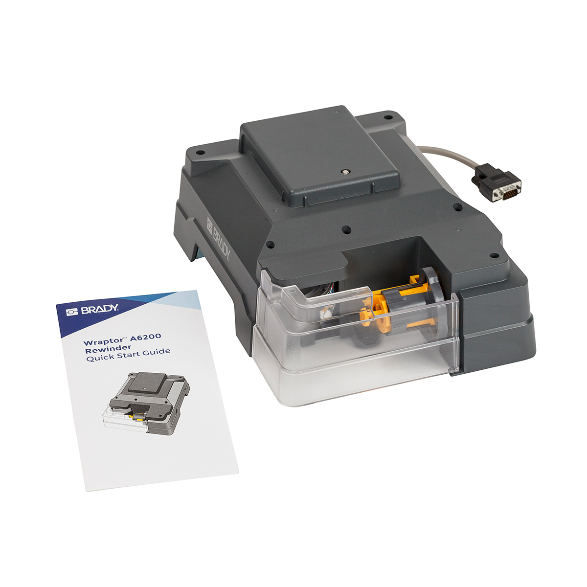 Rewinder voor BradyPrinter Wraptor A6200 Printerapplicator voor wikkellabels