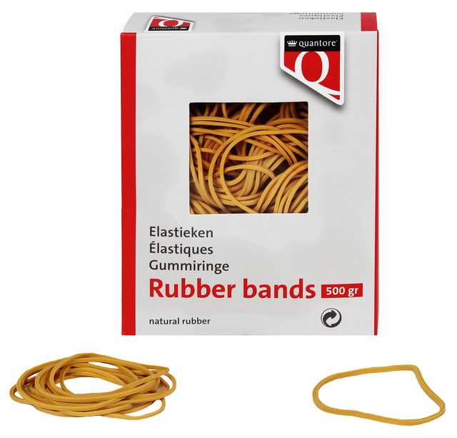 Elastiek Quantore 22 100x1,5x1mm 500gram Elastiek Quantore 22 100x1,5x1mm 500gram
