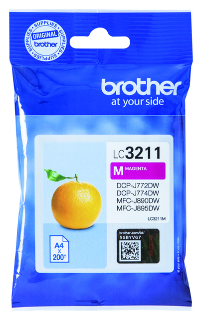 LC3211M inkcartridge brother lc-3211 rood