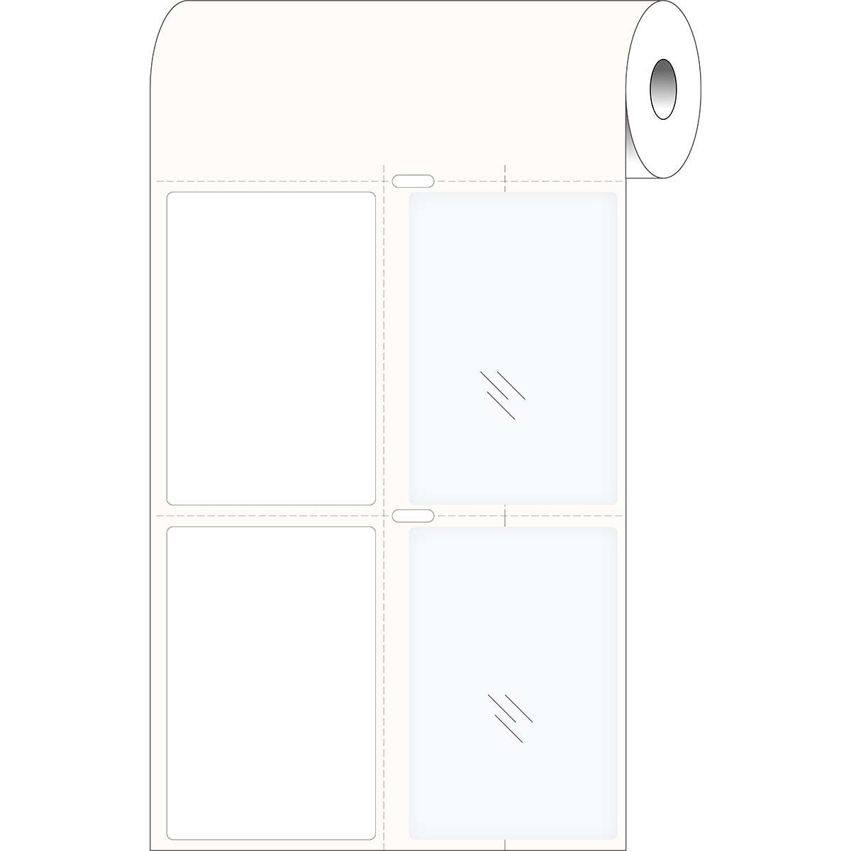 620472-THTPNP-03-483/7552-1 Print & Protect thermische transfert labels, 50,00 mm (B) x 75,00 mm (H), Wit 620472-THTPNP-03-483/7552-1 Print & Protect thermische transfert labels, 50,00 mm (B) x 75,00 mm (H), Wit