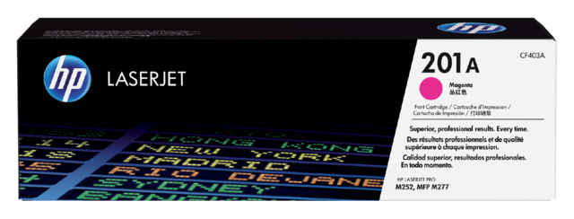 Toner cartridge HP CF403A 201A red