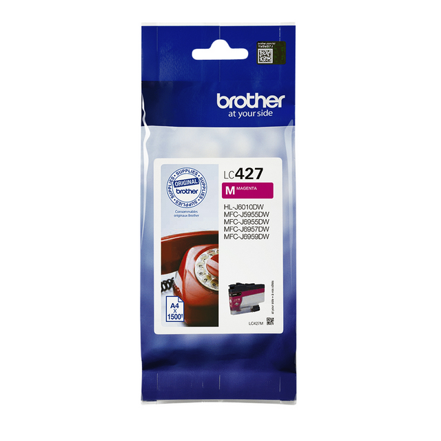 Inktcartridge Brother LC-427M rood Inktcartridge Brother LC-427M rood
