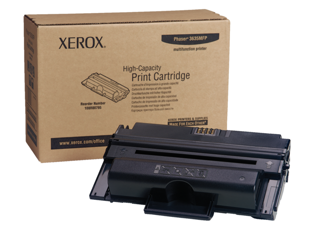 1628460 tonercartridge xerox 108r00795 10k zwart