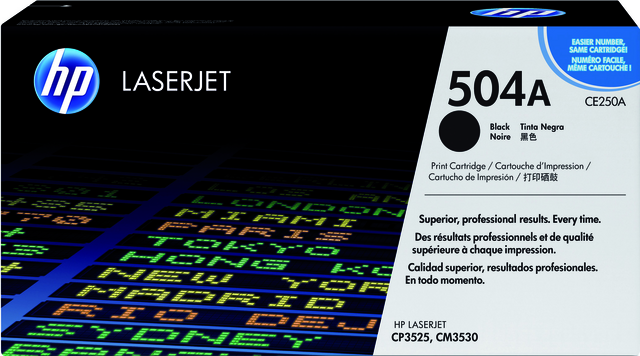 Toner cartridge HP CE250A 504A black Toner cartridge HP CE250A 504A black