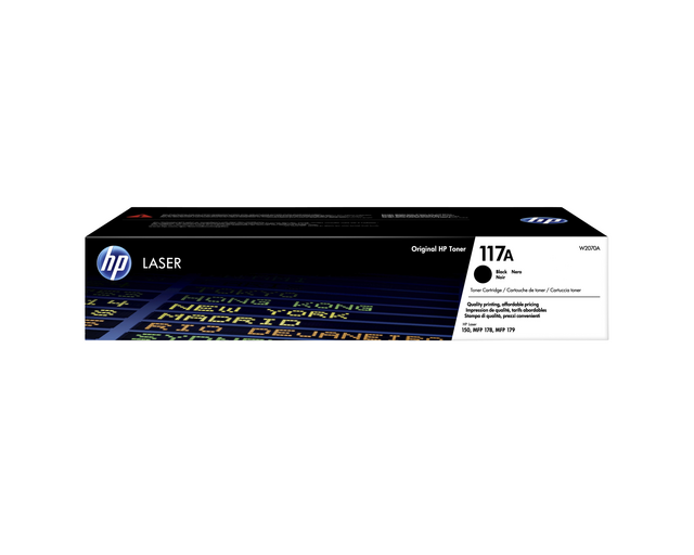 Toner cartridge HP W2070A 117A black
