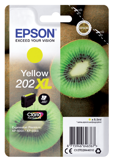 2888132 inkcartridge epson 202xl t02h44 geel xl